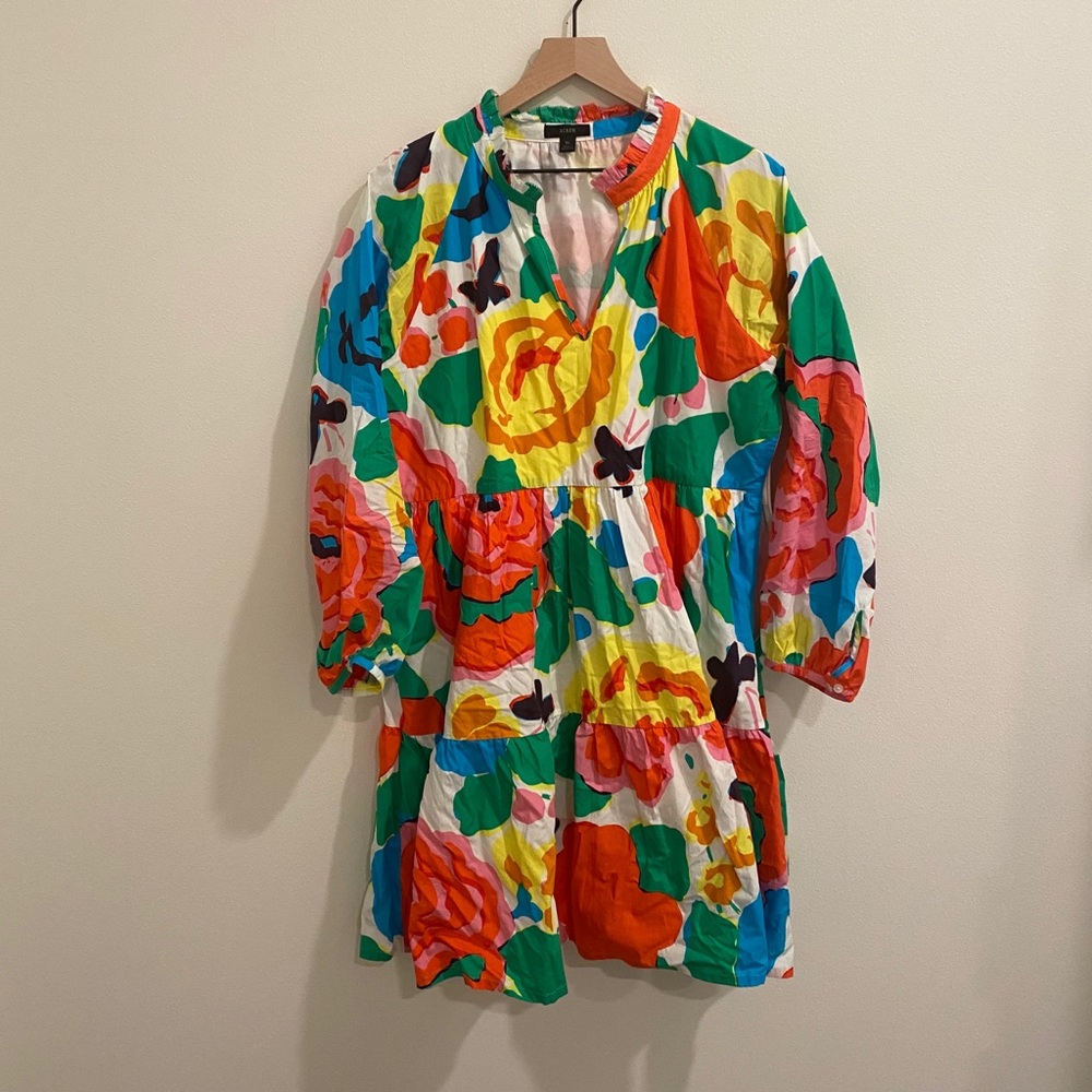 Tiered popover dress in Ratti® jardin floral